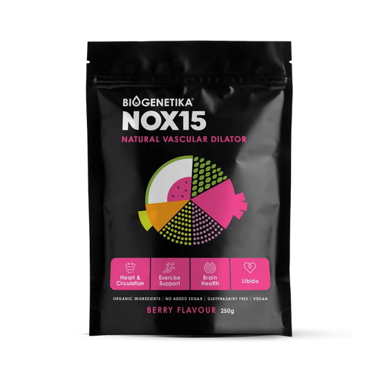 Biogenetika NOX15 - Natural Vascular Dilator (Berry Flavour)